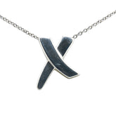 ティファニー キス ネックレス SV925 シルバー レディース TIFFANY&Co. 【中古】